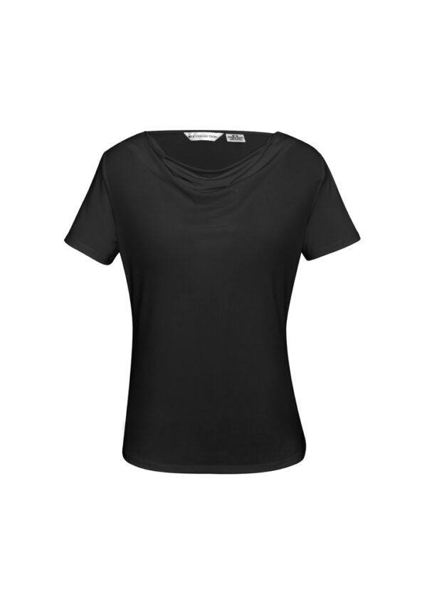 ST-AVA DRAPE NECK TOP