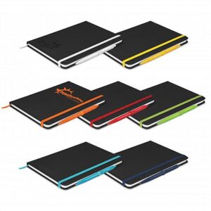 ST-OMEGABWP BLACK NOTEBOOK WITH PEN