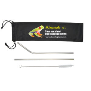 ST-LL8781 STAINLESS STEEL STRAWS IN BAG