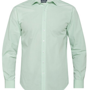 ST-VHE169 VAN HEUSEN MEN'S EUROPEAN TAILORED FIT SHIRT COTTON POLYESTER YARN DYED CHECK EASY CARE