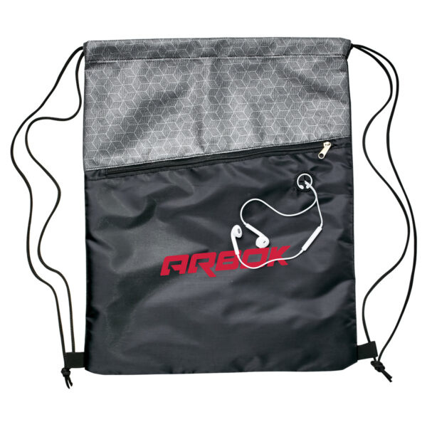 ST-B559_BLACK HERO DRAWSTRING BAG