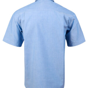 ST-BS03S Mens Chambray S/S shirt - Image 2