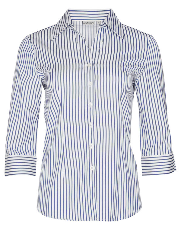 ST-M83100 Executive Sateen Stripe 3/4 Shirt